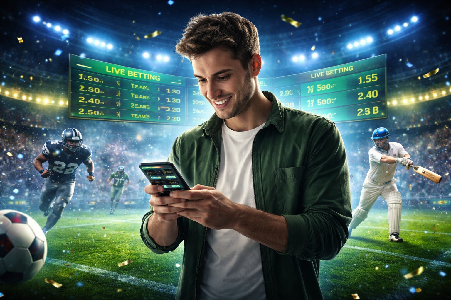 QQVN Cá Cược Với Tỷ Lệ Trực Tiếp Trên Bóng Đá, Cricket, Và Nhiều Hơn